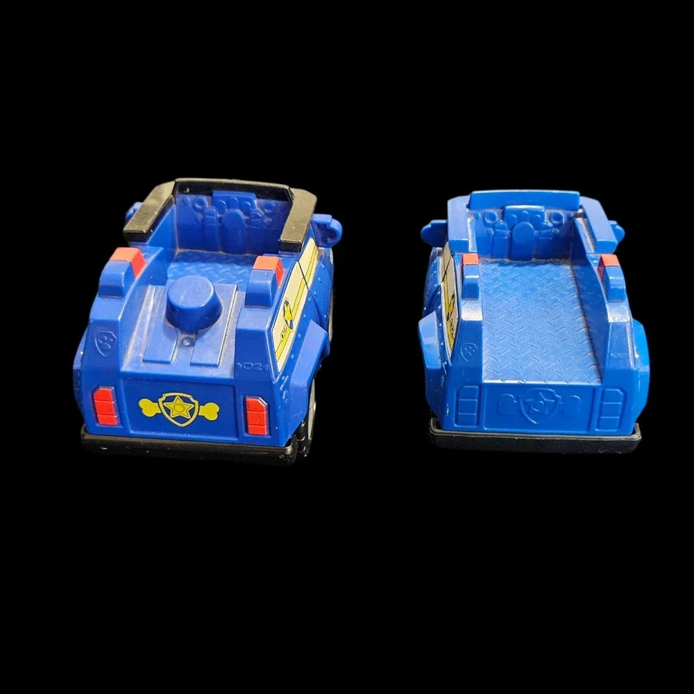 Paw Patrol Chase Police Cruiser Lot of 2 Mini Vehicles – Blue Rescue Trucks
